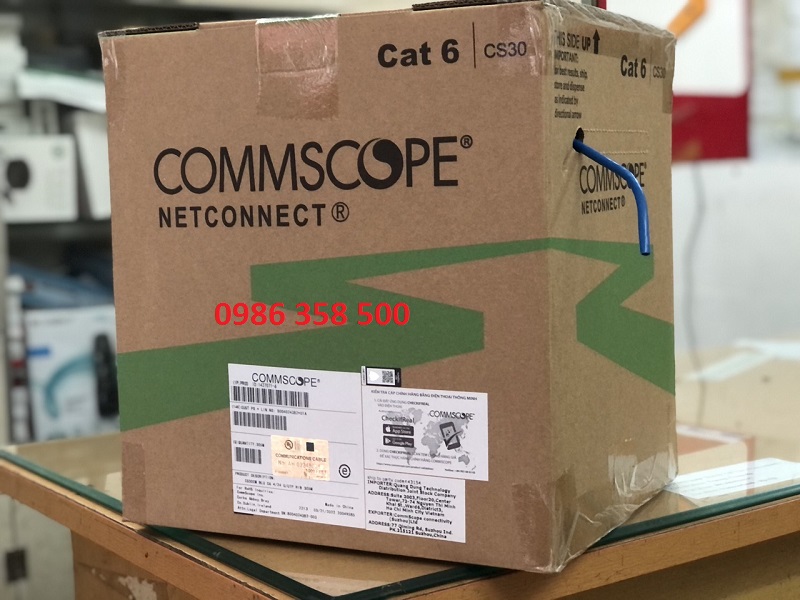 Hình ảnh cáp mạng CAT6 COMMSCOPE